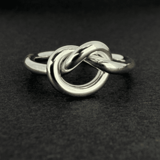 Hovedbilde Knute ring i sølv, 2 mm